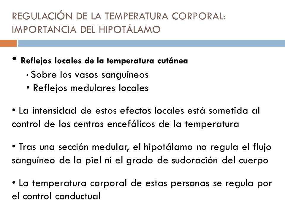calor corporal flujo sanguíneo